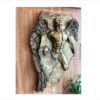 ESCULTURA DE ÁNGEL FIBRA DE VIDRIO PATINADO EN HOJA DE ORO