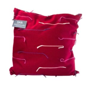 COJÍN A BASE DE TELA TATALTEPEC VINO